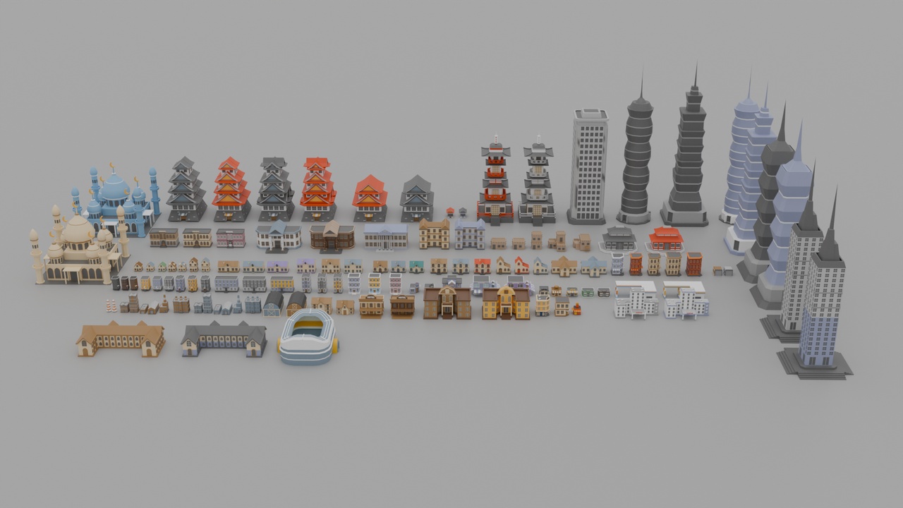 Media 1 for listing Low Poly Mega Pack