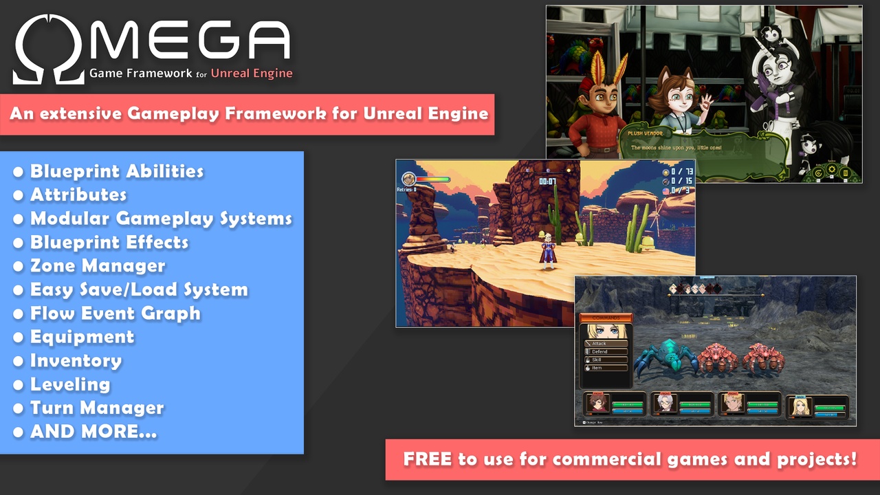 Media 1 for listing Omega Game Framework