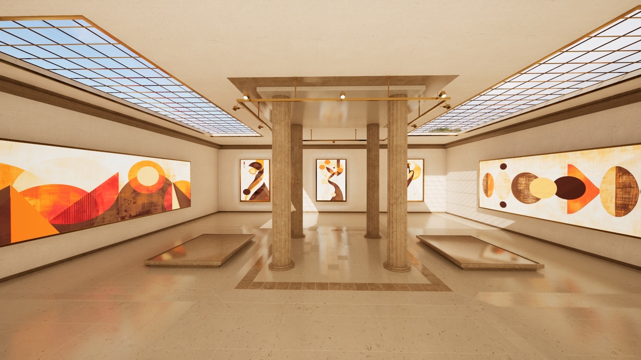 Art Gallery stock set by Aximmetry ilanı için 1. medya