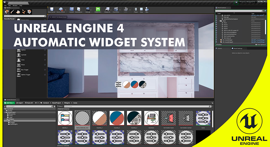 Dynamic Widget Creation Toolkit - For Archviz | Fab