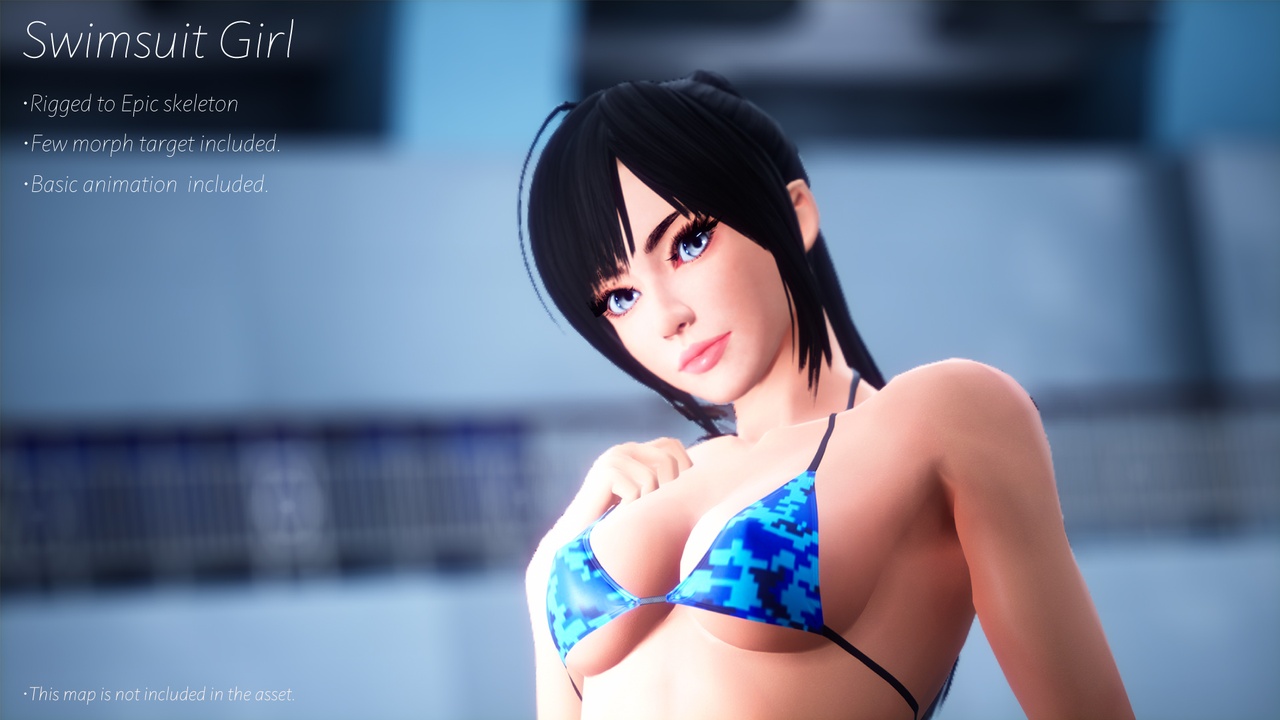 Media 1 for listing Swimsuit Girl