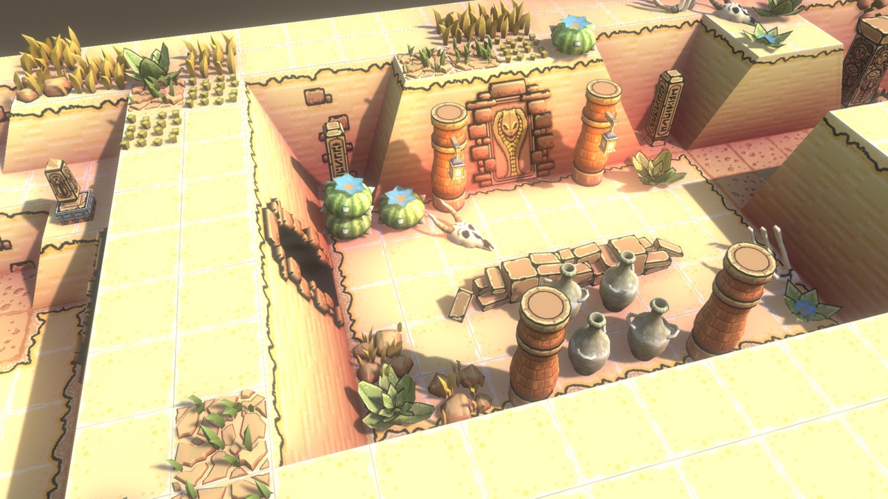 Media 1 for listing Low Poly Desert Environment - Modular Terrain Kit