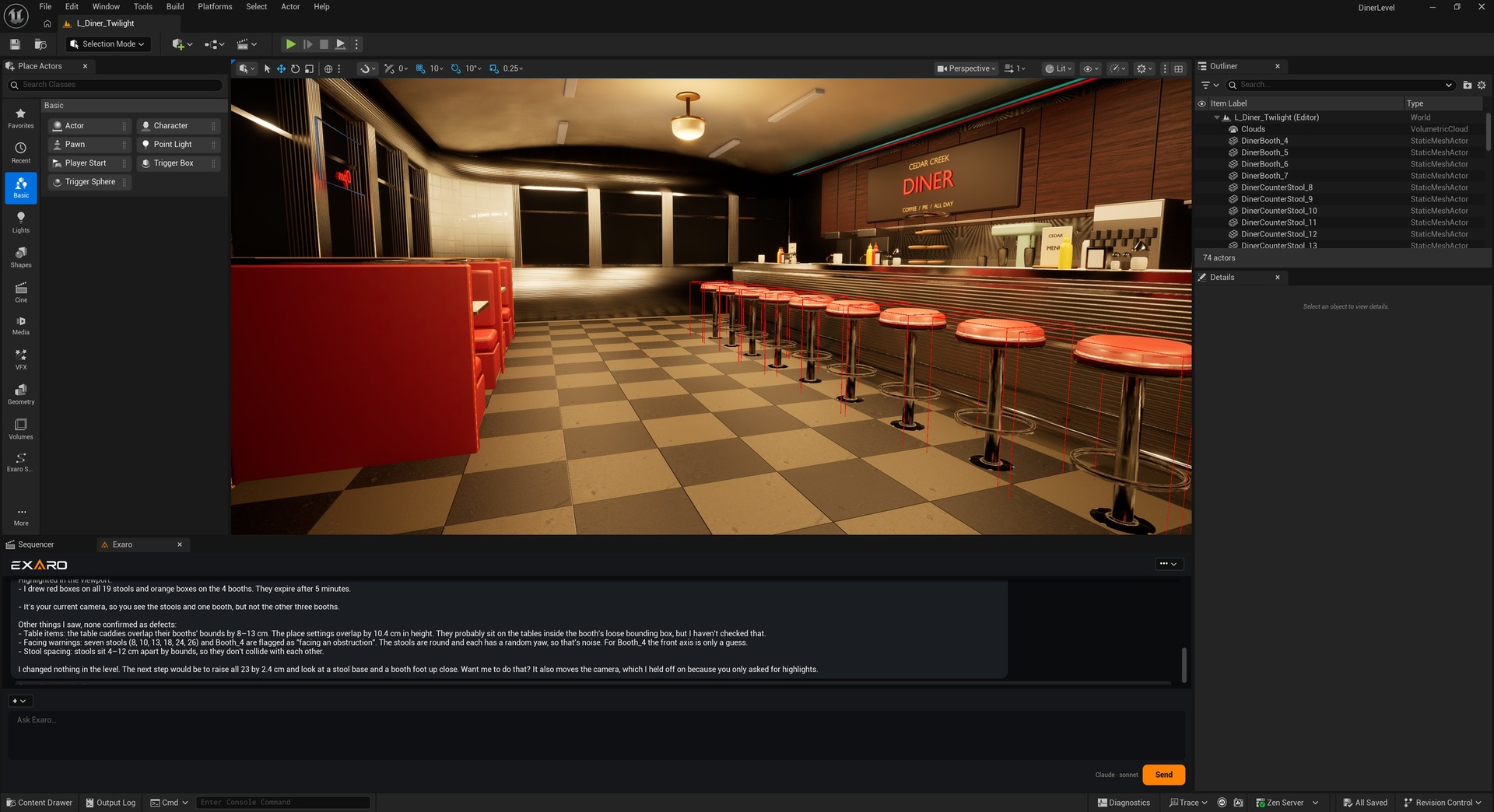 Media 1 for listing Exaro for Unreal (Free) - AI Game Building