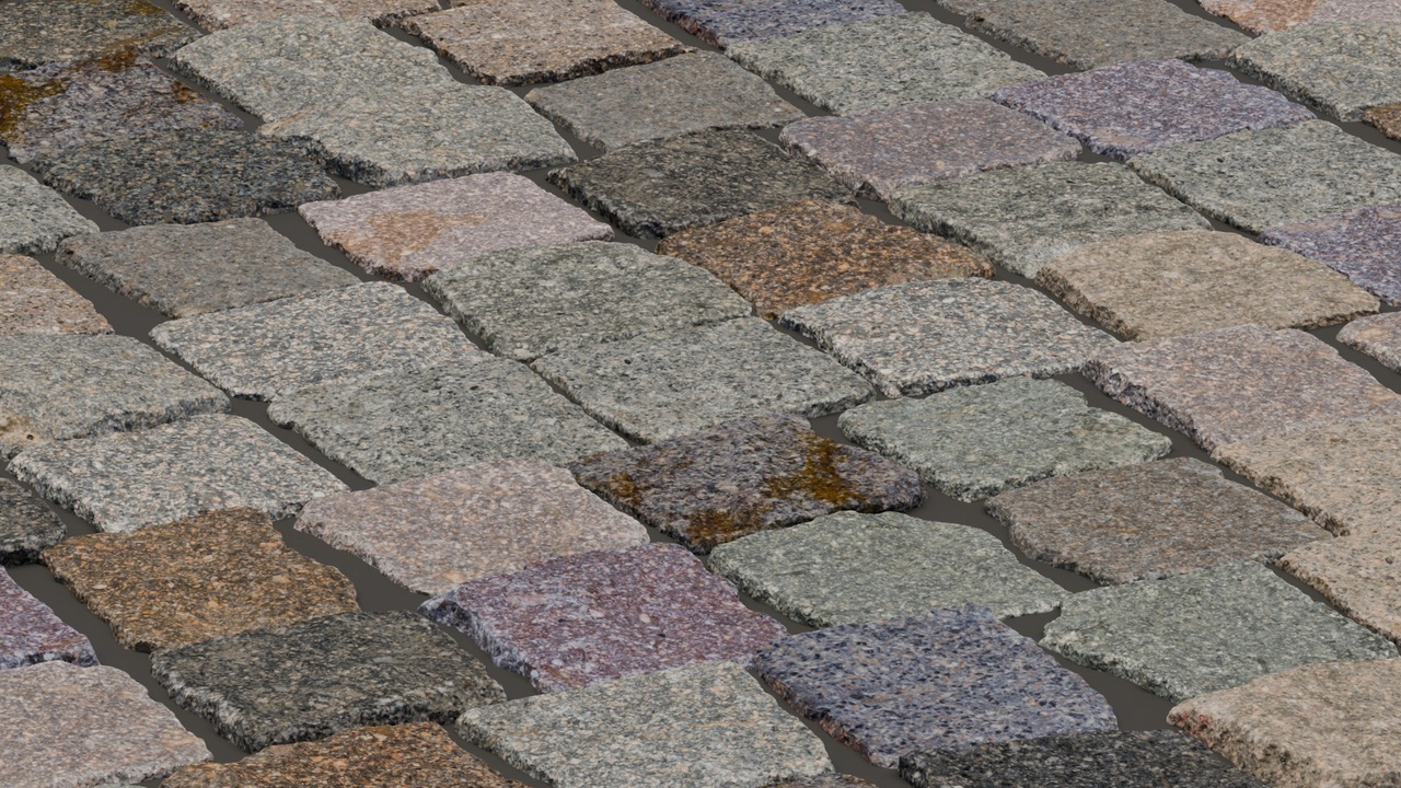 Media 1 for listing Raw Scan Granitic Paving Stones - 15 pack - Advanced photogrammetry workflow