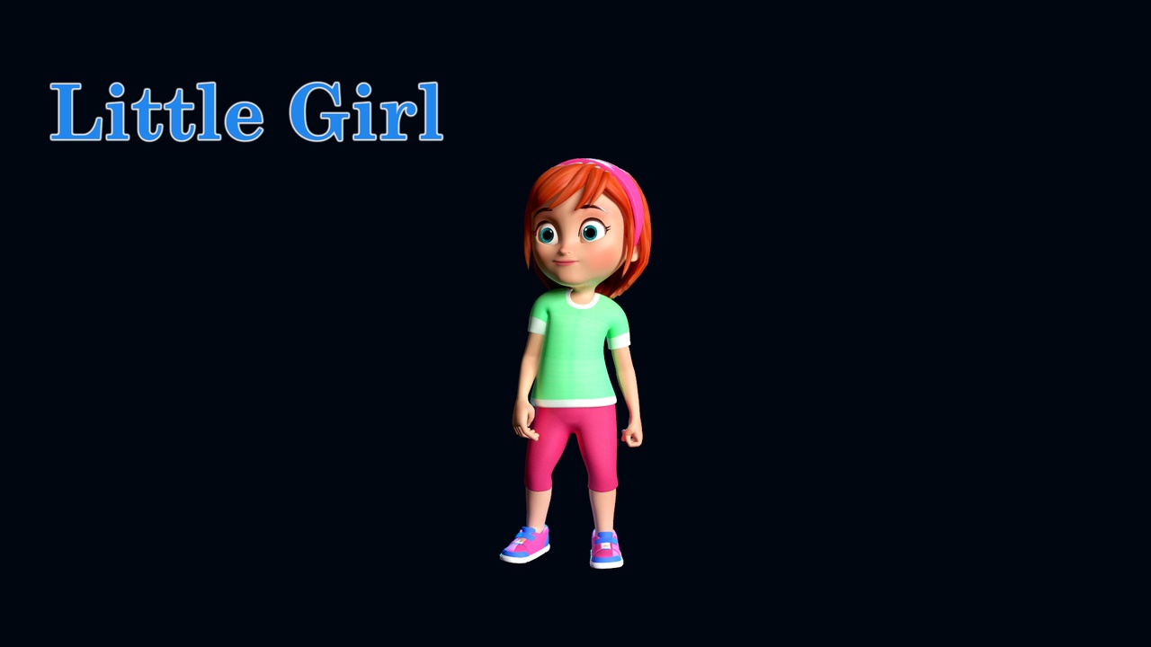 Media 1 for listing Little Girl Animated Character Gaming