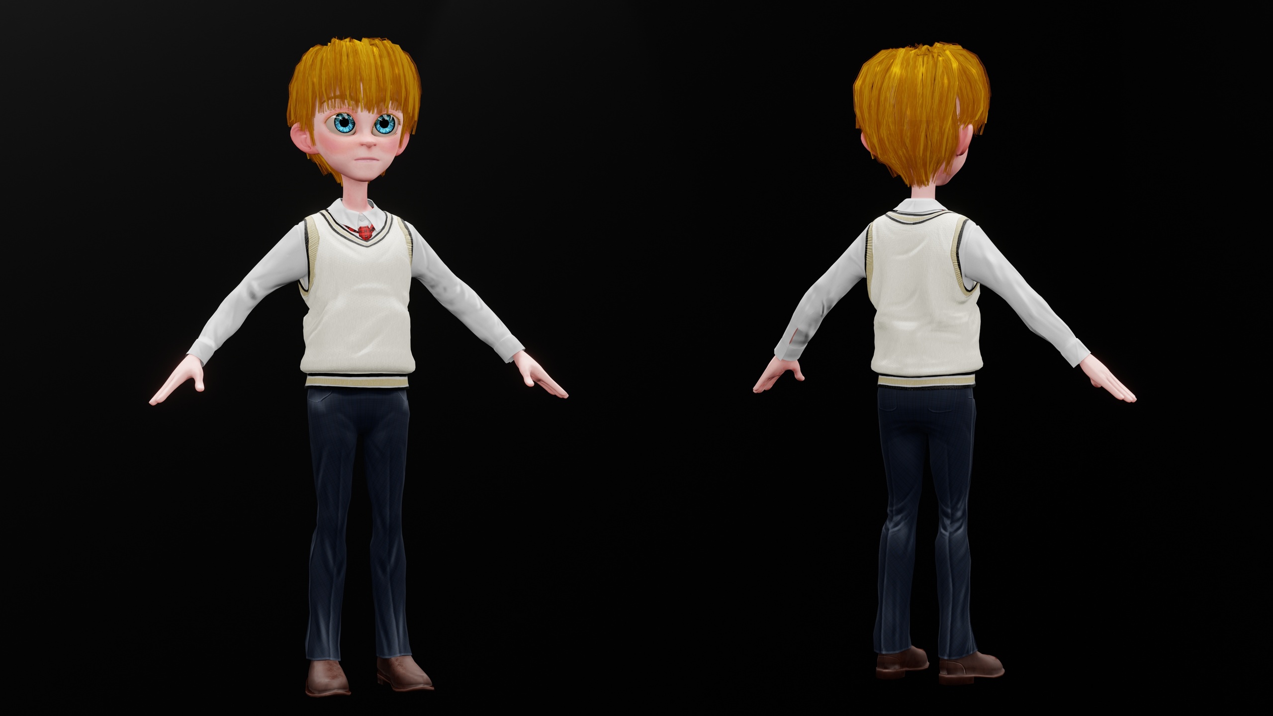 Media 1 for listing Stylized Male Student