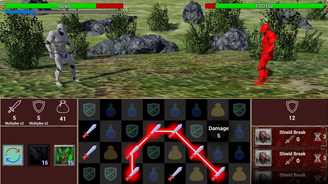 Media 1 for listing Match 3 RPG Template