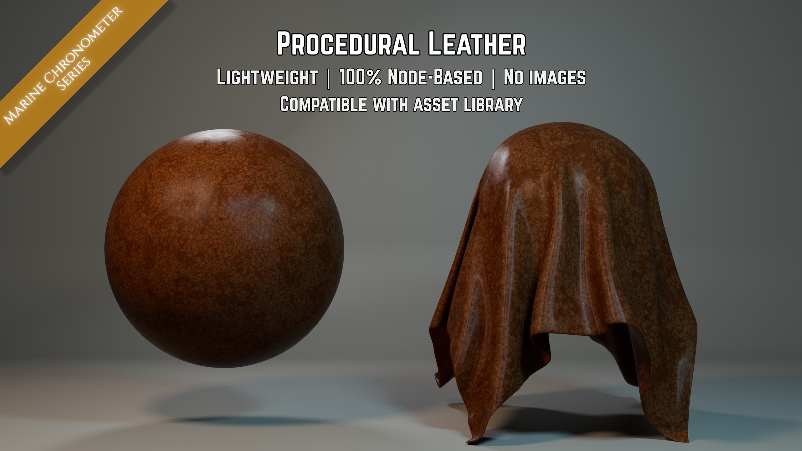 Media 1 for listing Procedural Leather (Marine Chronometer Series)