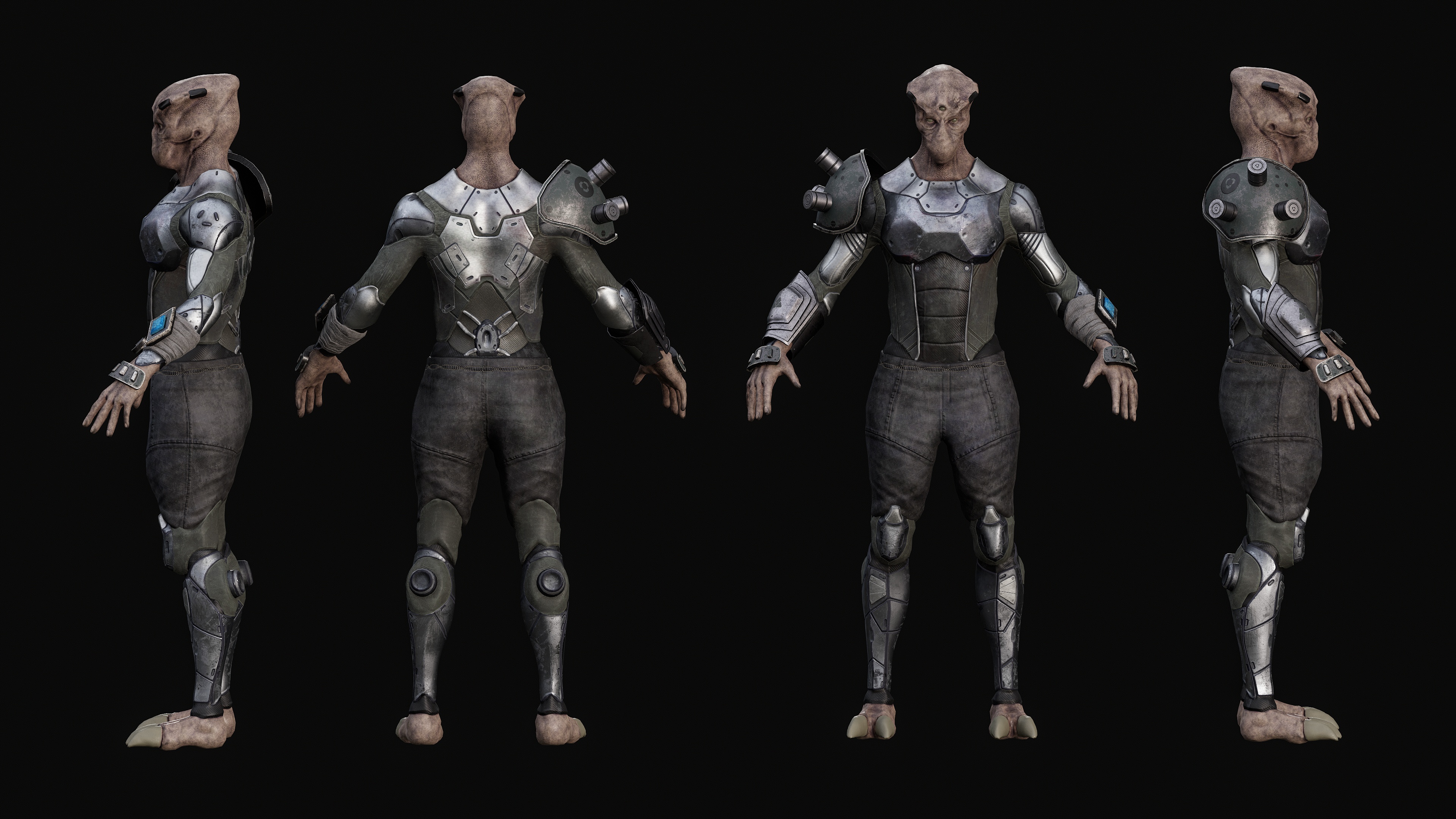 Alien warrior 01 | Fab