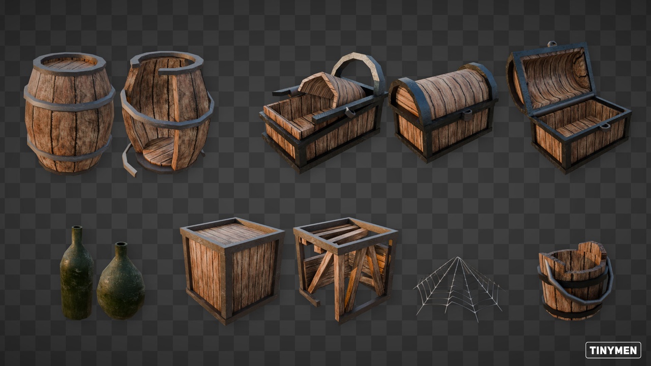 Media 1 for listing Asset Pack Vol 10 - Modular Dungeon Interior