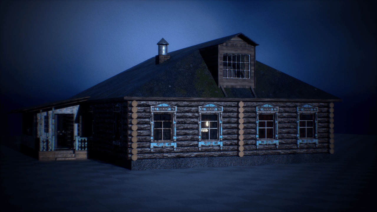 Media 1 for listing Horror Shack | The Cursed Slavic House – Dual Realm Abandoned Izba