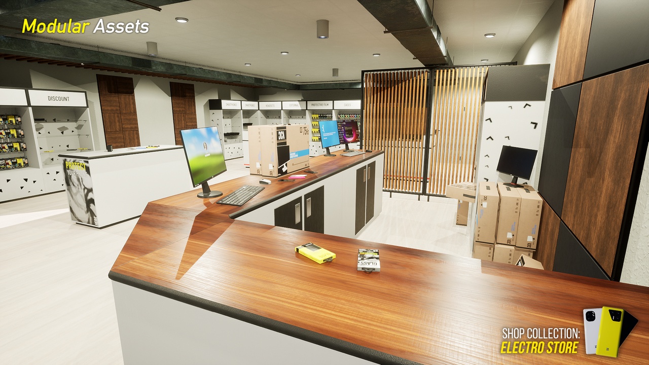 Media 1 for listing Shop Collection: Electronic Store (modular)