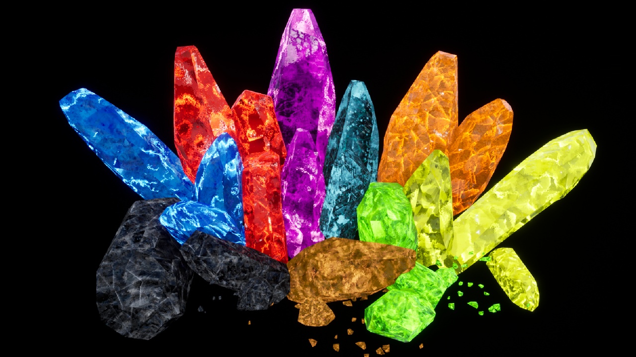 Media 1 for listing RPG Fantasy Crystals KIT