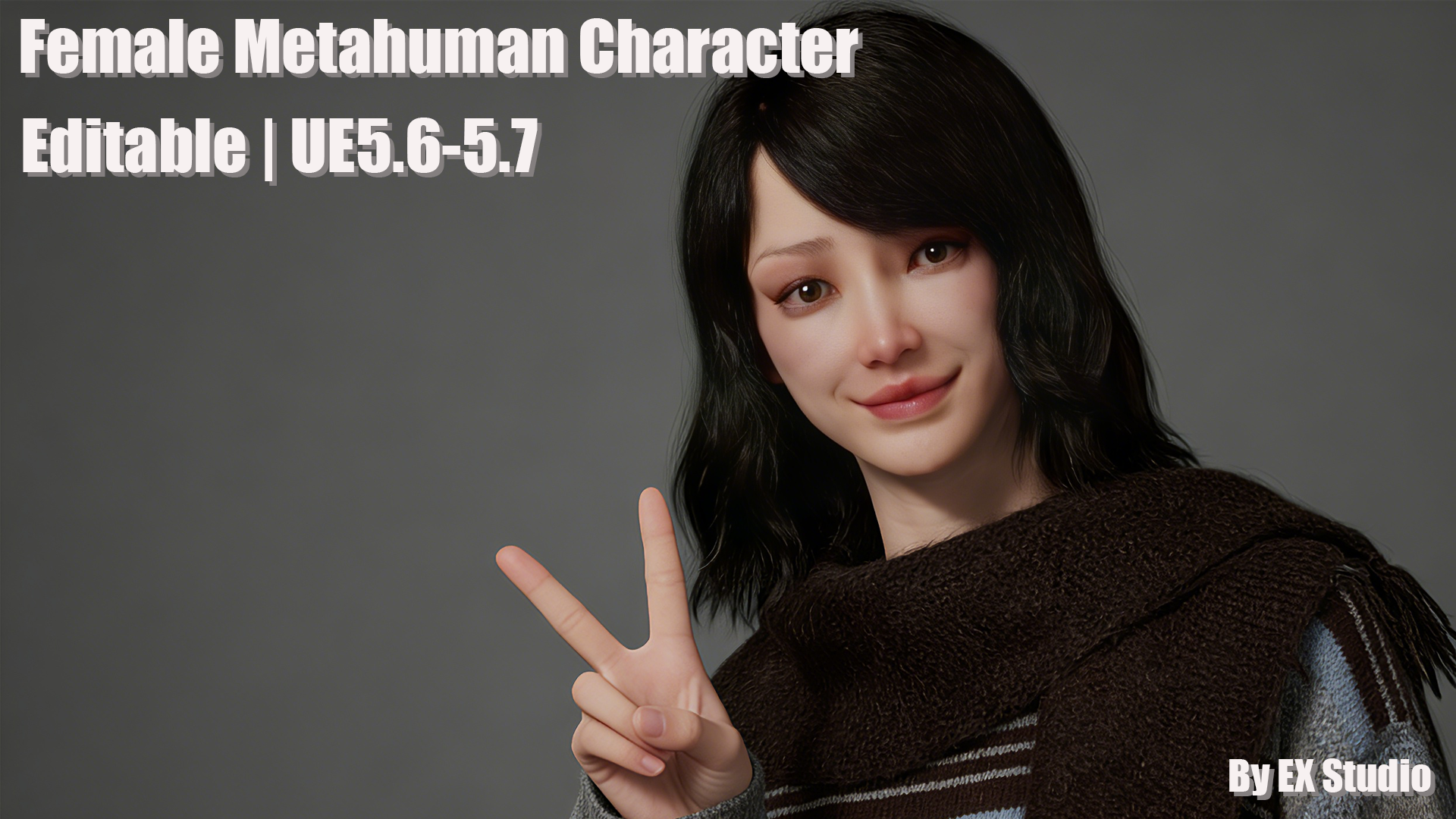 Female Metahuman Character | Editable | Metahuman | UE5.6-5.7 | MH_F_14 ...