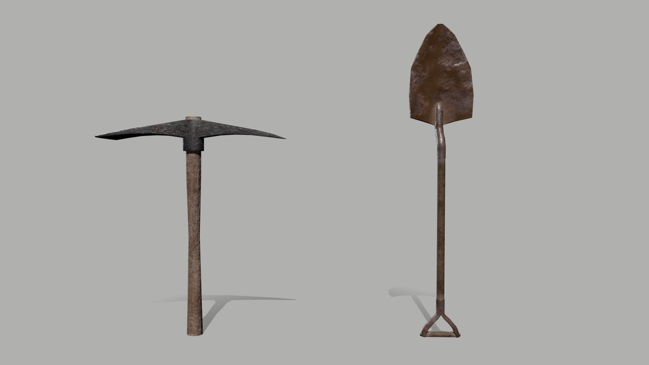 Media 1 for listing Shovel and Pickaxe