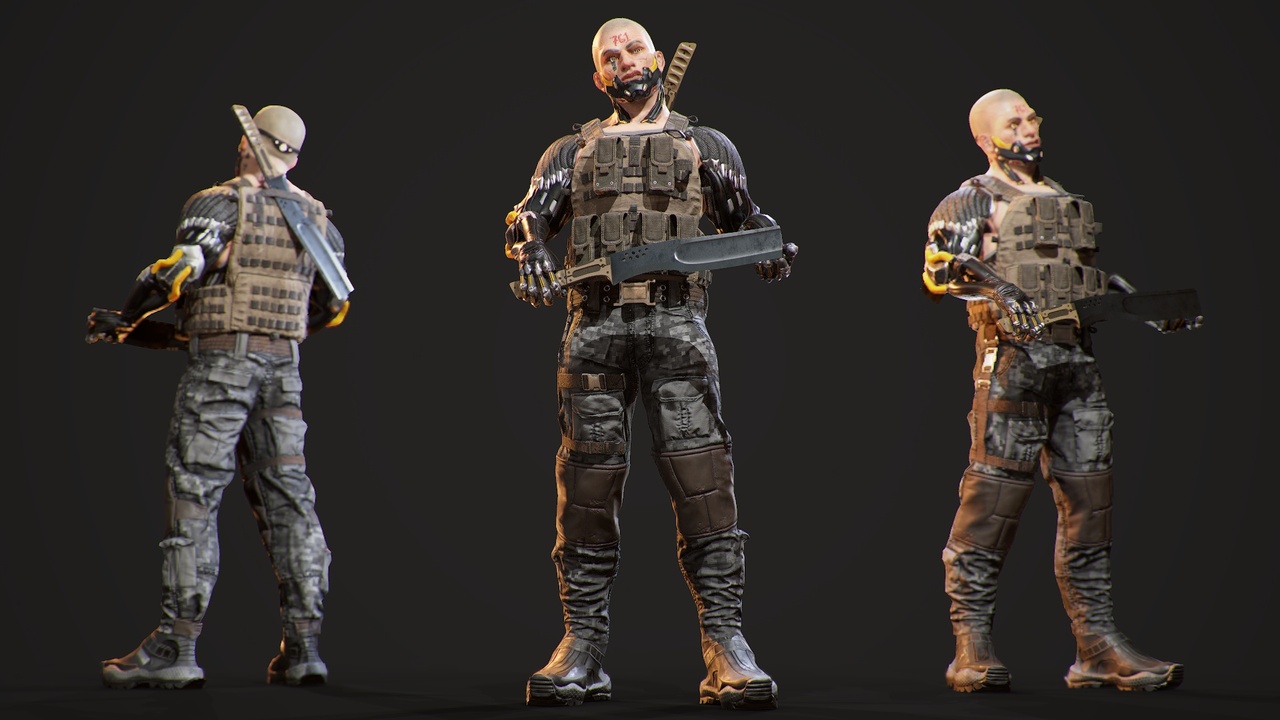 Media 1 for listing Cyborg Mercenary