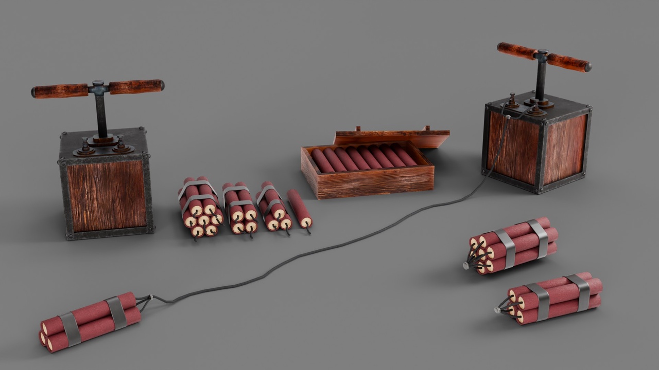 Media 1 for listing Stylized Miners Explosive Full Kit