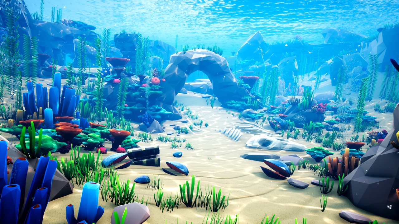Multimedia 1 para anuncio Poly Style Low Poly Ocean Pack