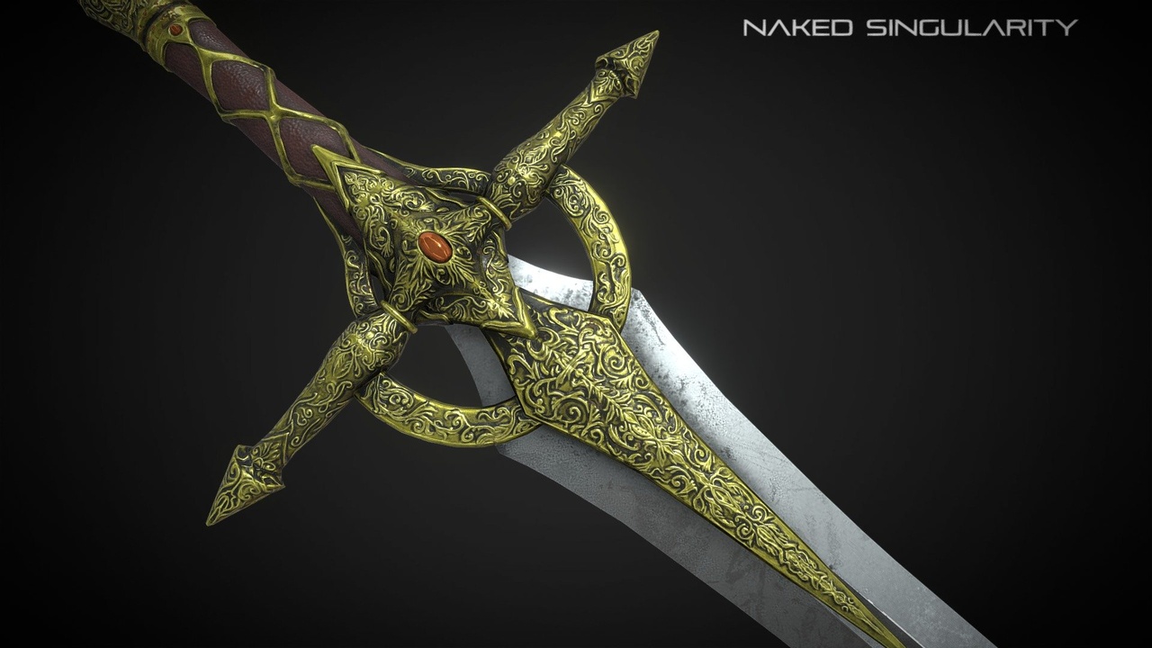 Media 1 for listing Golden sword