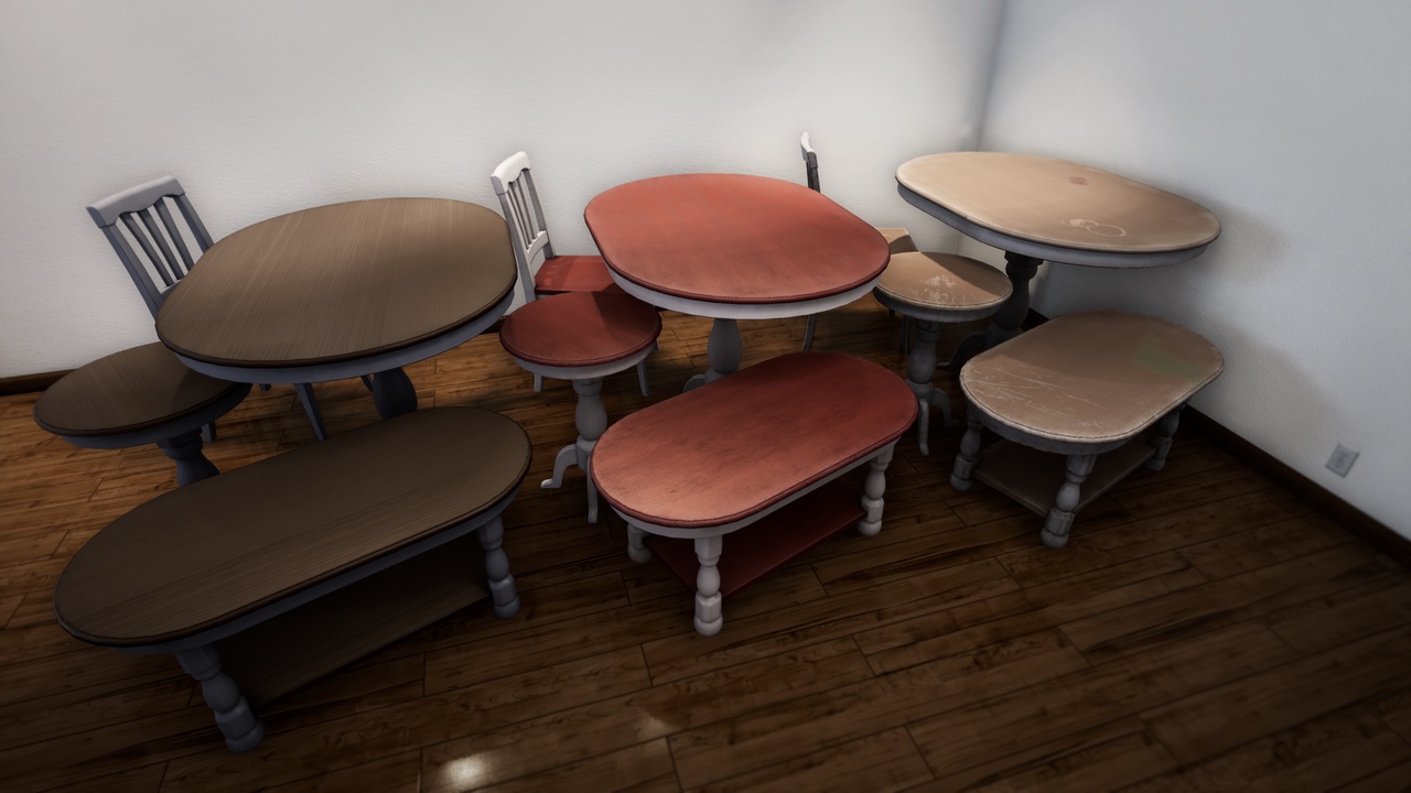 商品 Customizable Tables and Chairs 的媒体 1