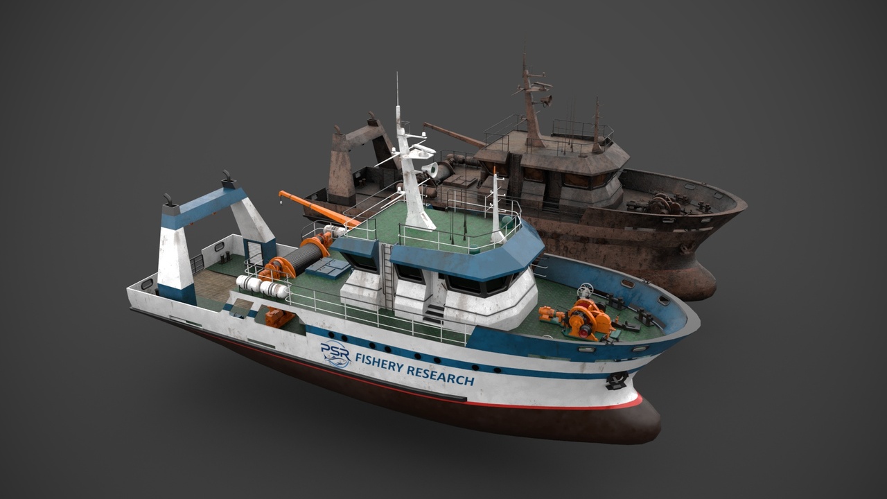 Media 1 for listing Fishery research vessel