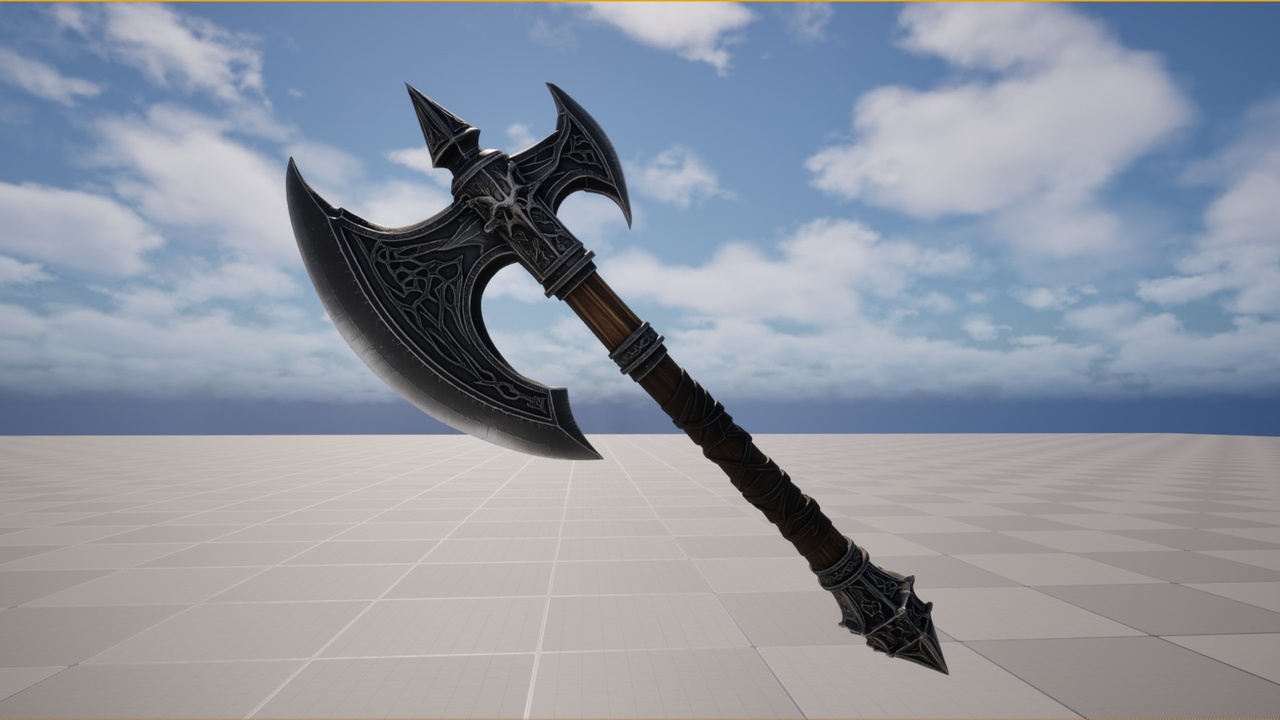 Media 1 for listing Dark Battle Axe