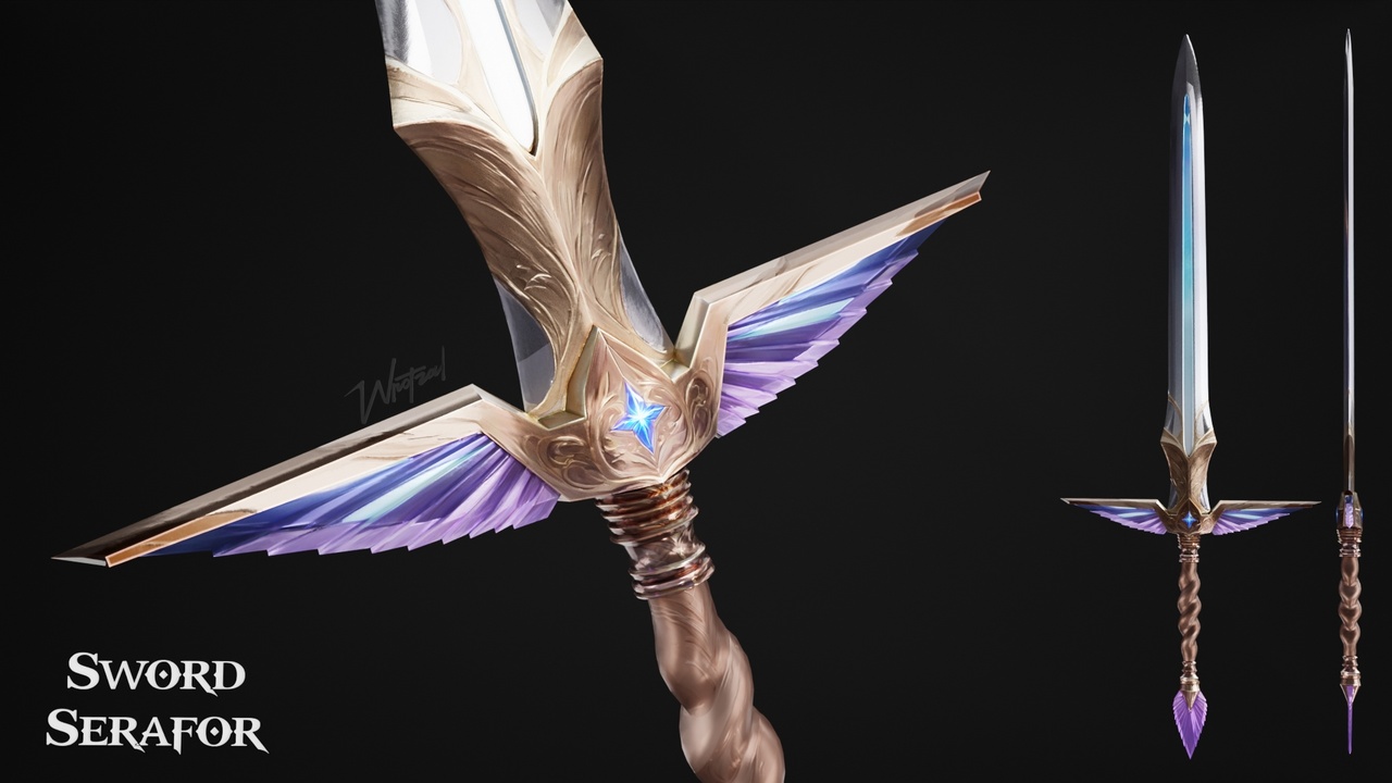 Media 1 for listing Sword Serafor [Stylized Fantasy]