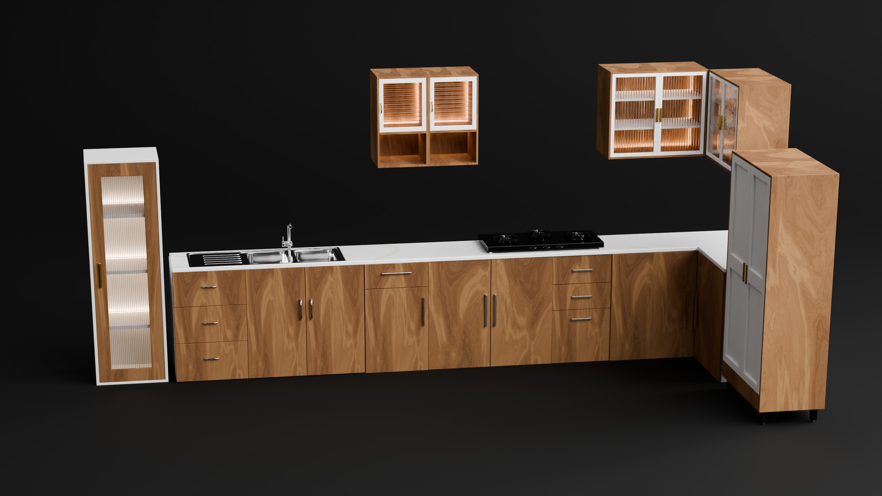 Modular Kitchen Cabinet System Pack | Fab