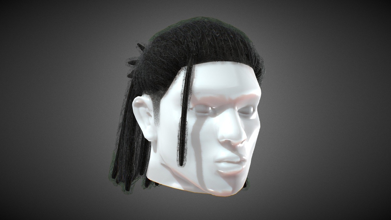 Media 1 for listing Medium Dreads Ponytail