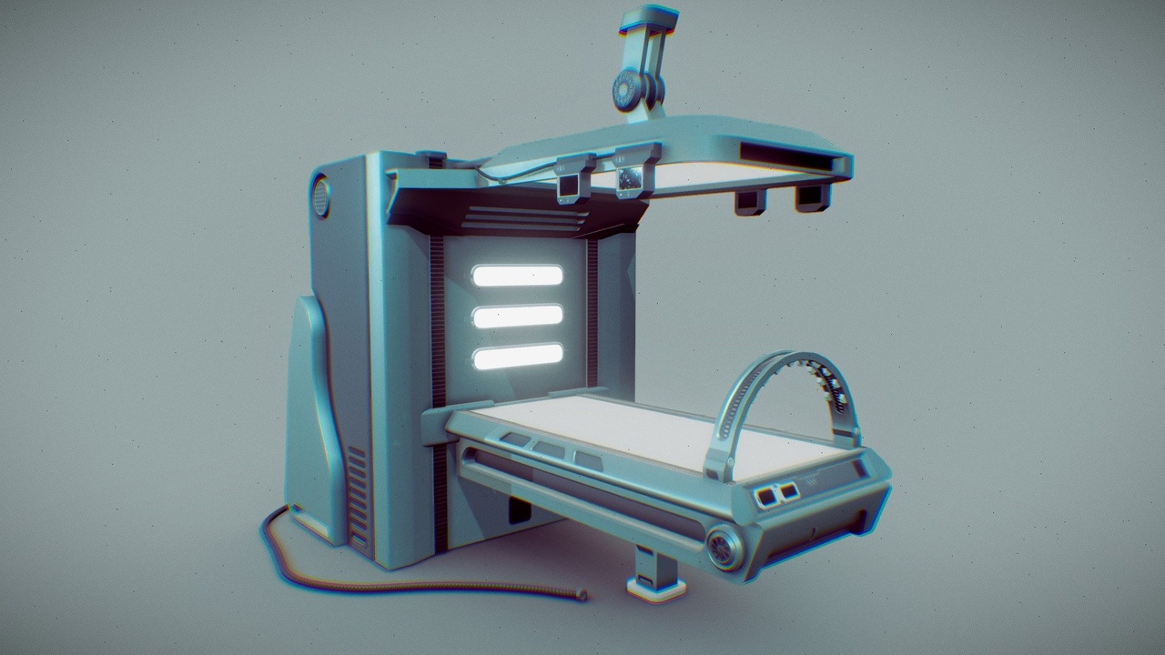 Op Kit Lab Sci-Fi Laboratory Op Table | Fab