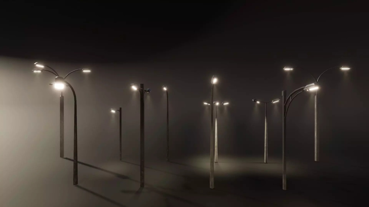 Media 1 for listing Modern Urban Street Lights Pack 3D Model