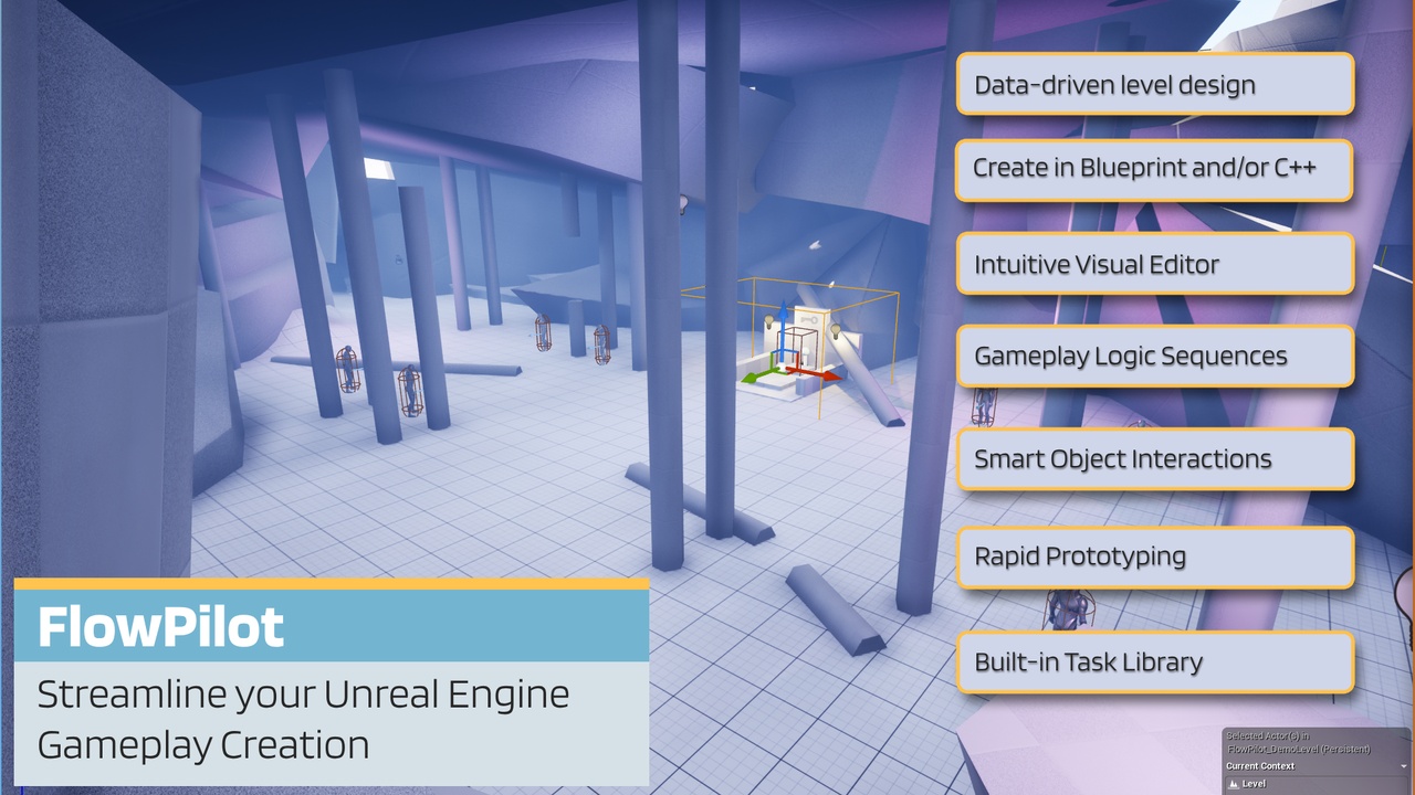 Media 1 for listing FlowPilot - Visual Gameplay Flow & Sequencing Toolkit
