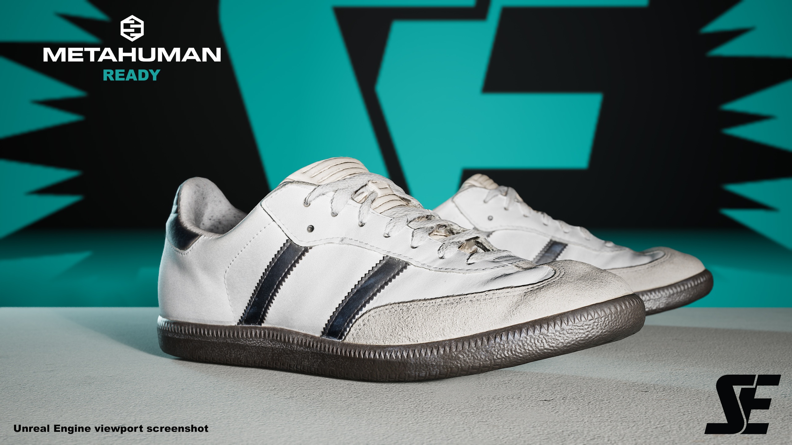 Media 1 for listing MetaHuman Ready Shoes - Soccer V1