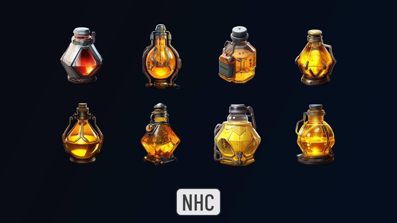 NHC - Ultra Cyberpunk Potions | Fab