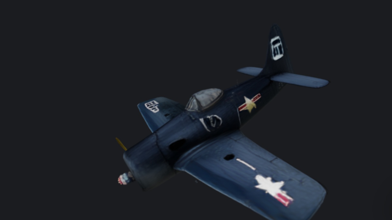 Grumman F8F Bearcat WWII Fighter Aircraft 3D Model | Fab