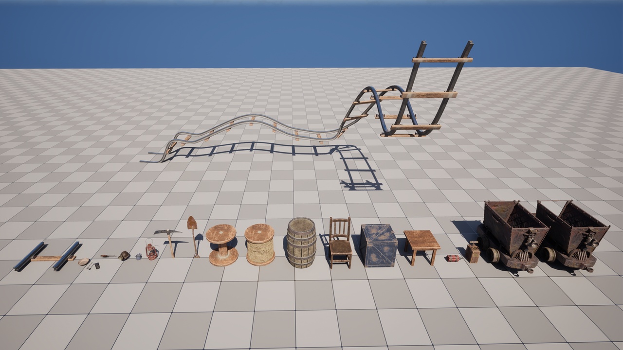Media 1 for listing Mineshaft Props Pack