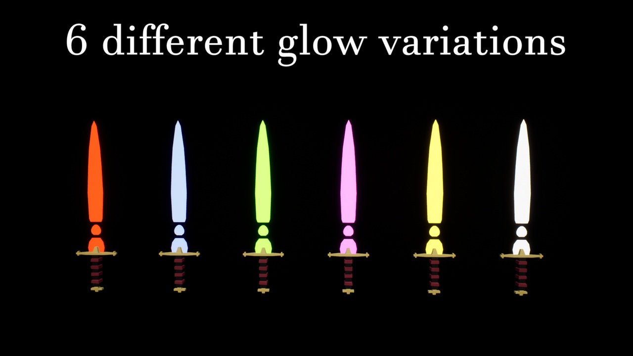 Media 1 for listing Lowpoly Fantasy Weapons Vol 2