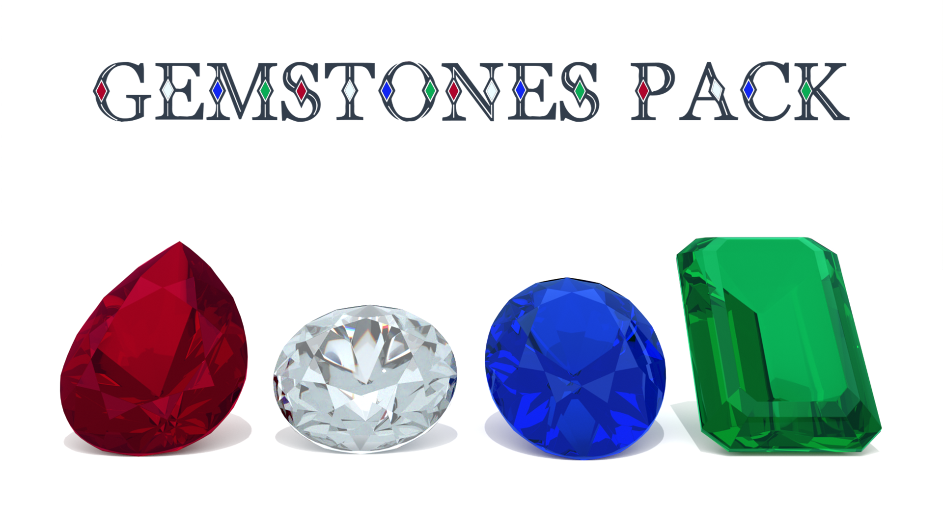 Gemstones PACK | Fab