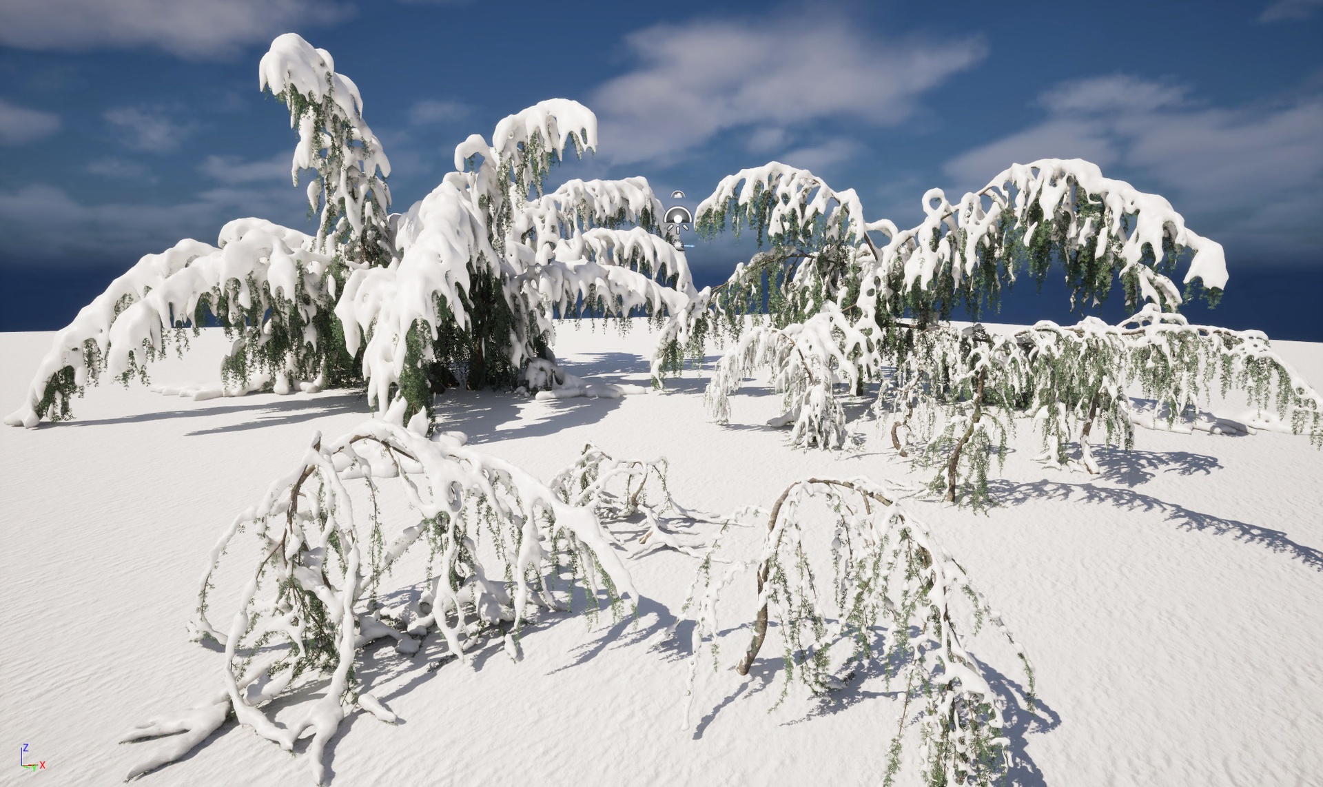 Media 1 for listing Winter Snow Plants - Cedrus atlantica Glauca Pendula – Atlas (Highpoly+Low Poly)