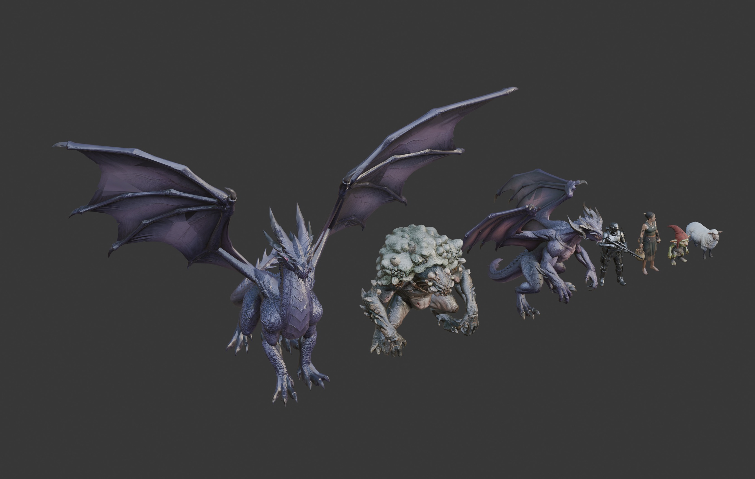 Media 1 for listing free characters and creatures set