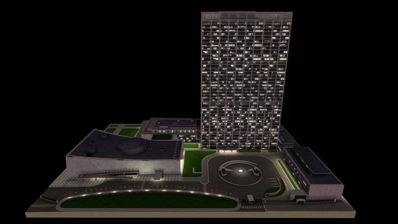 Media 1 for listing Headquarters Of Ohe United Nations Night view
