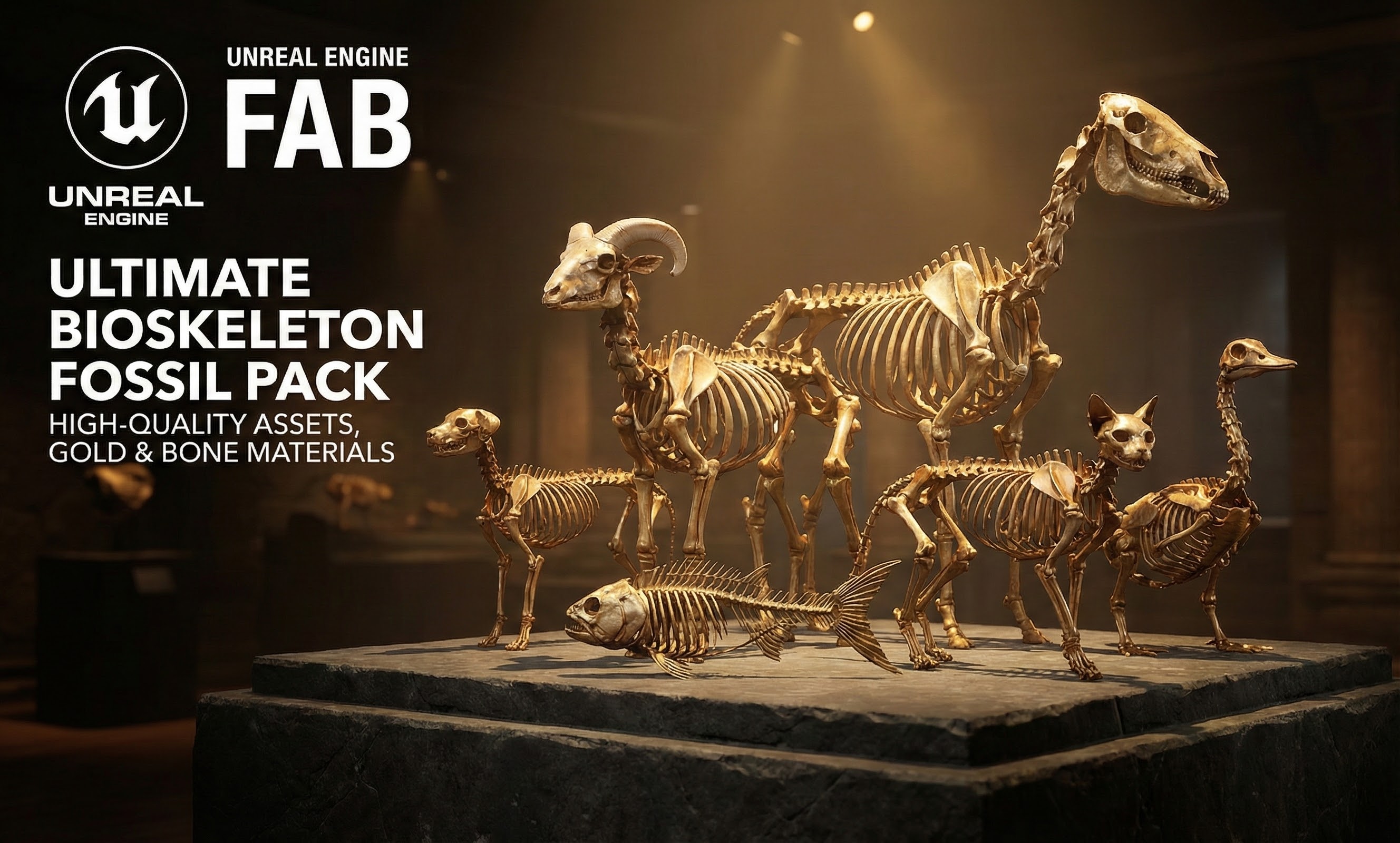 Ultimate BioSkeleton Fossil Pack | Fab