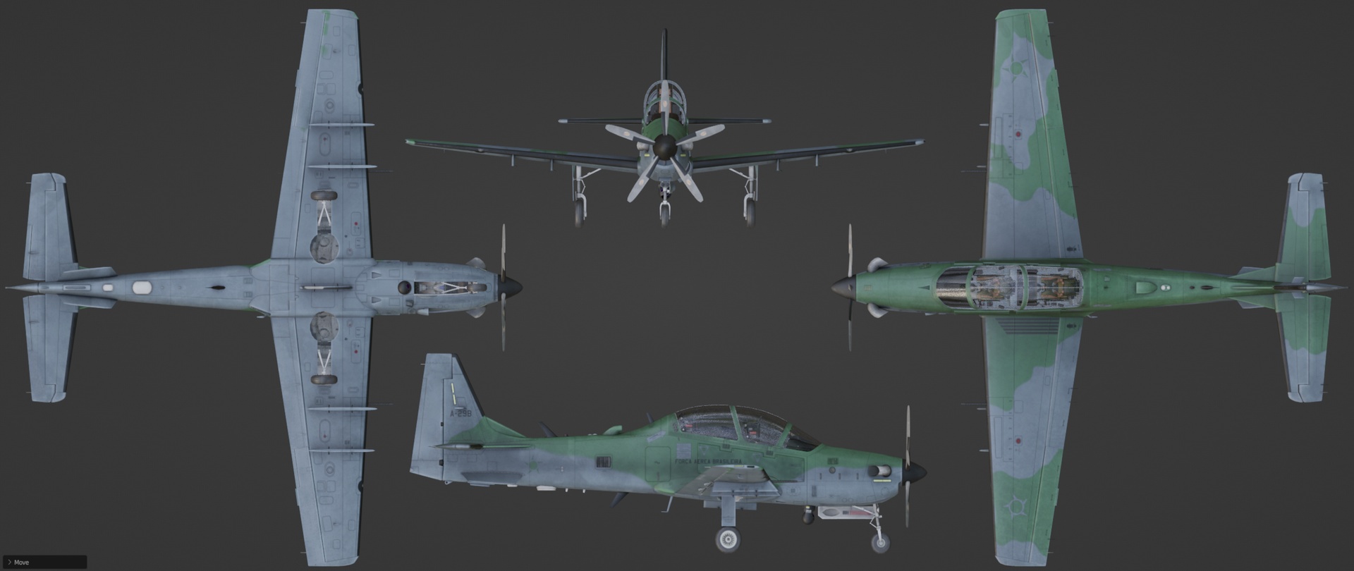 Media 1 for listing Embraer EMB 314 A-29B Super Tucano Double Seat
