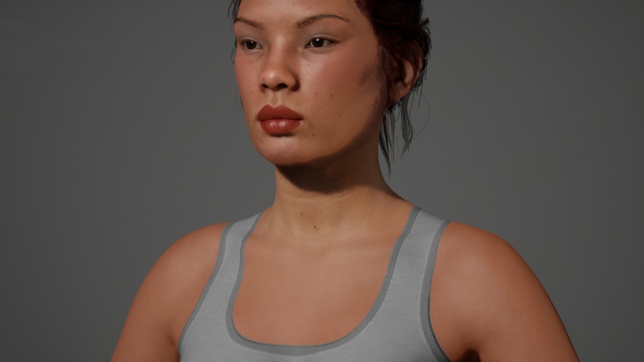 Media 1 for listing Realistic Female NPC MetaHuman for Cinematic & Games –  Merri