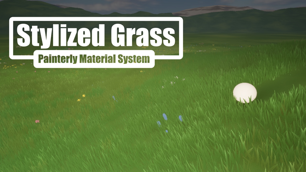 Media 1 for listing Stylized Painterly Grass