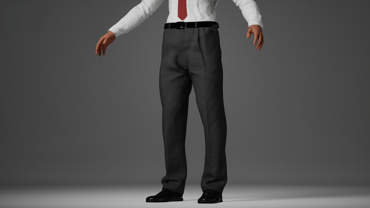 Media 1 for listing Business Suit - Pants - Metahuman Outfit