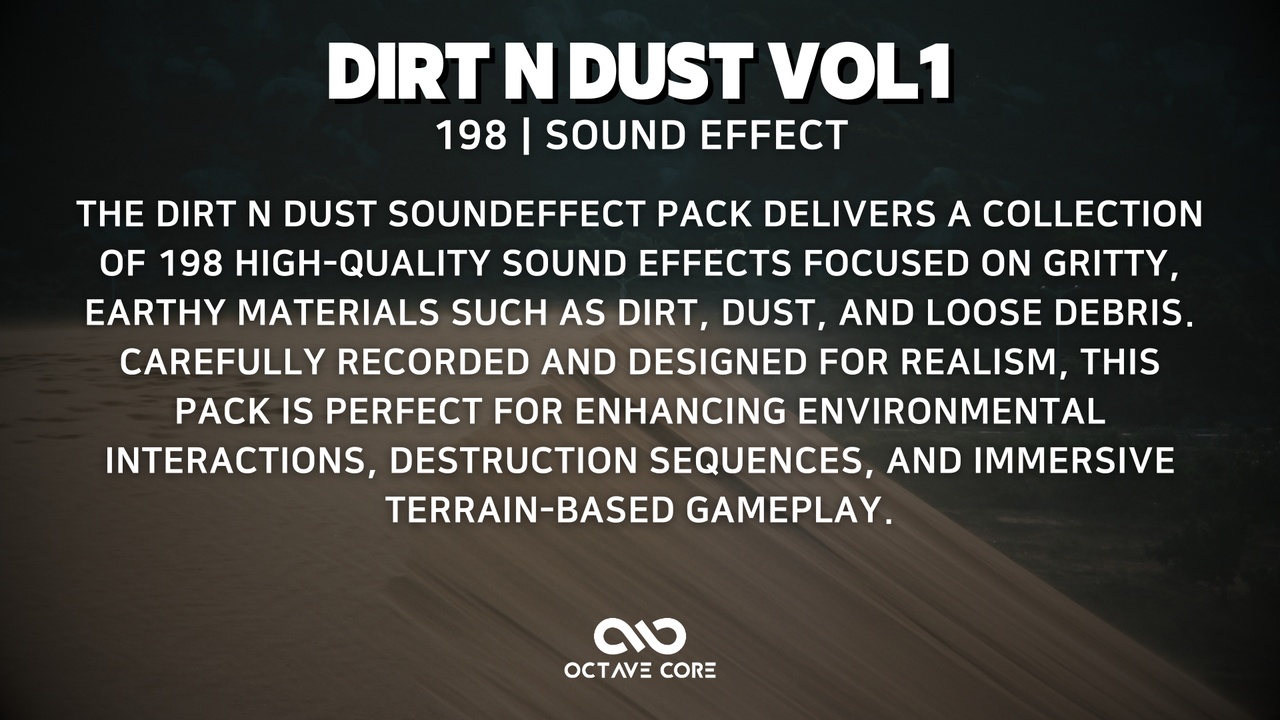 Media 1 for listing Dirt N Dust SoundEffect Vol.1 OCS
