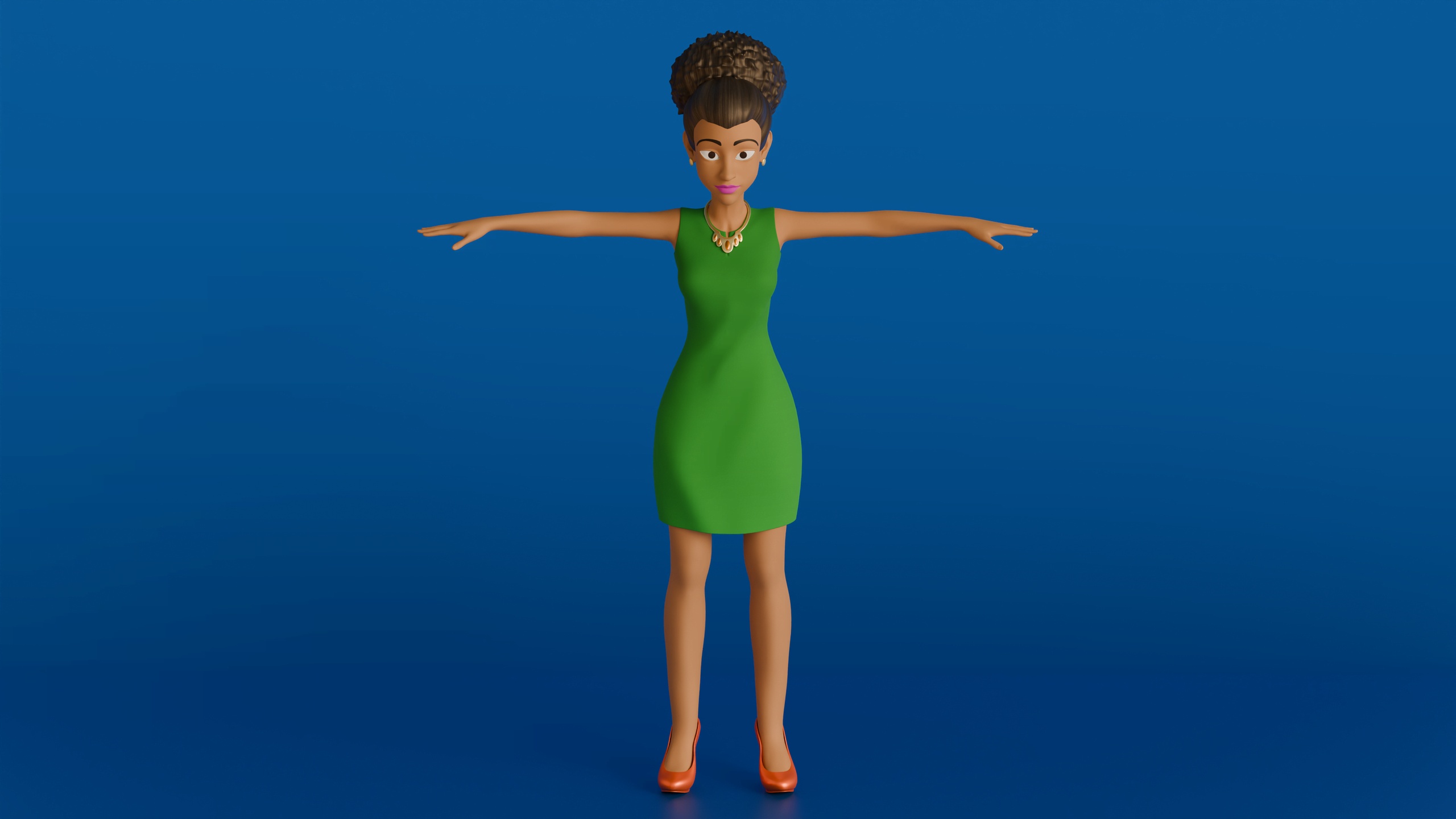 Media 1 for listing Nia – Stylized 3D Female Character