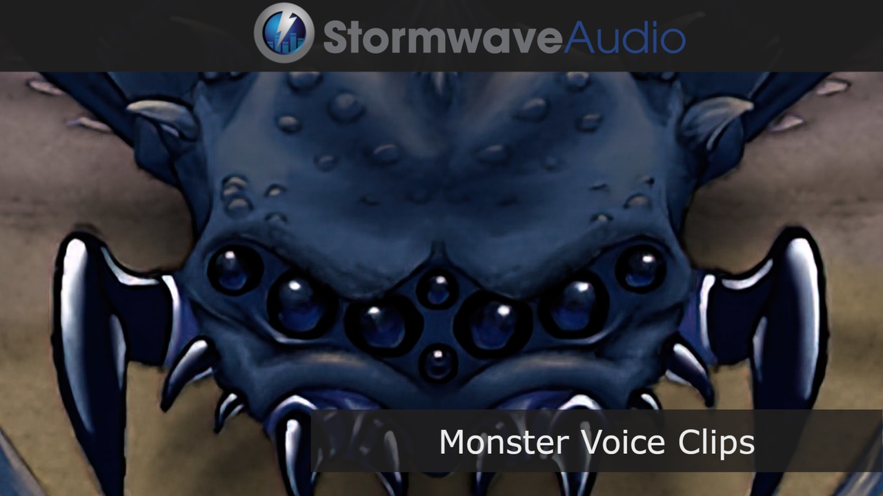 Media 1 for listing Monster Voice Clips Vol. I