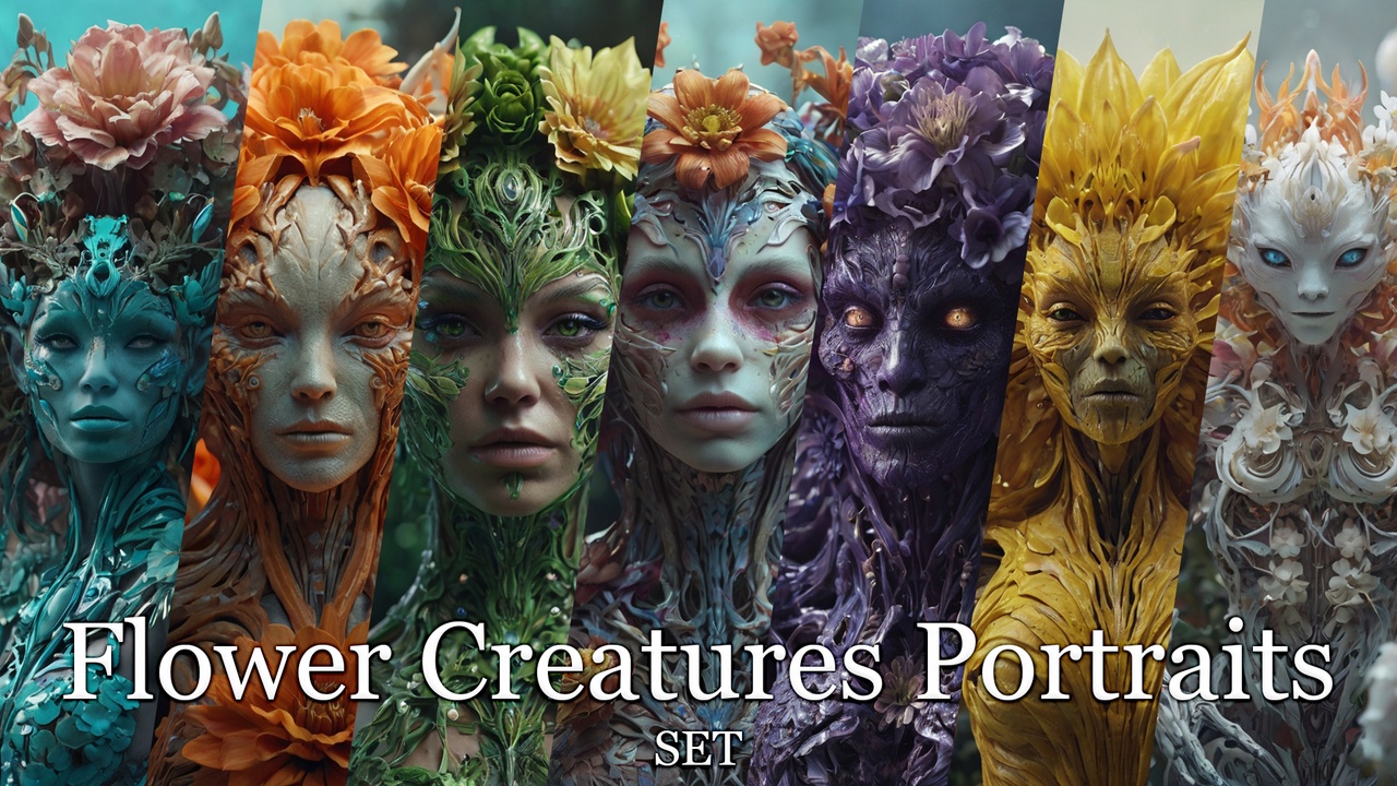 Flower Creatures 제품 등록을 위한 미디어 1개